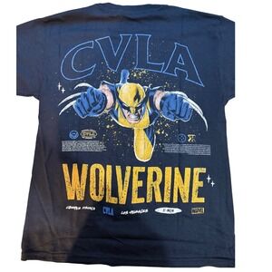 Marvel X-Men Wolverine CVLA Los Angeles Graphic T-Shirt Navy Size M NWOT